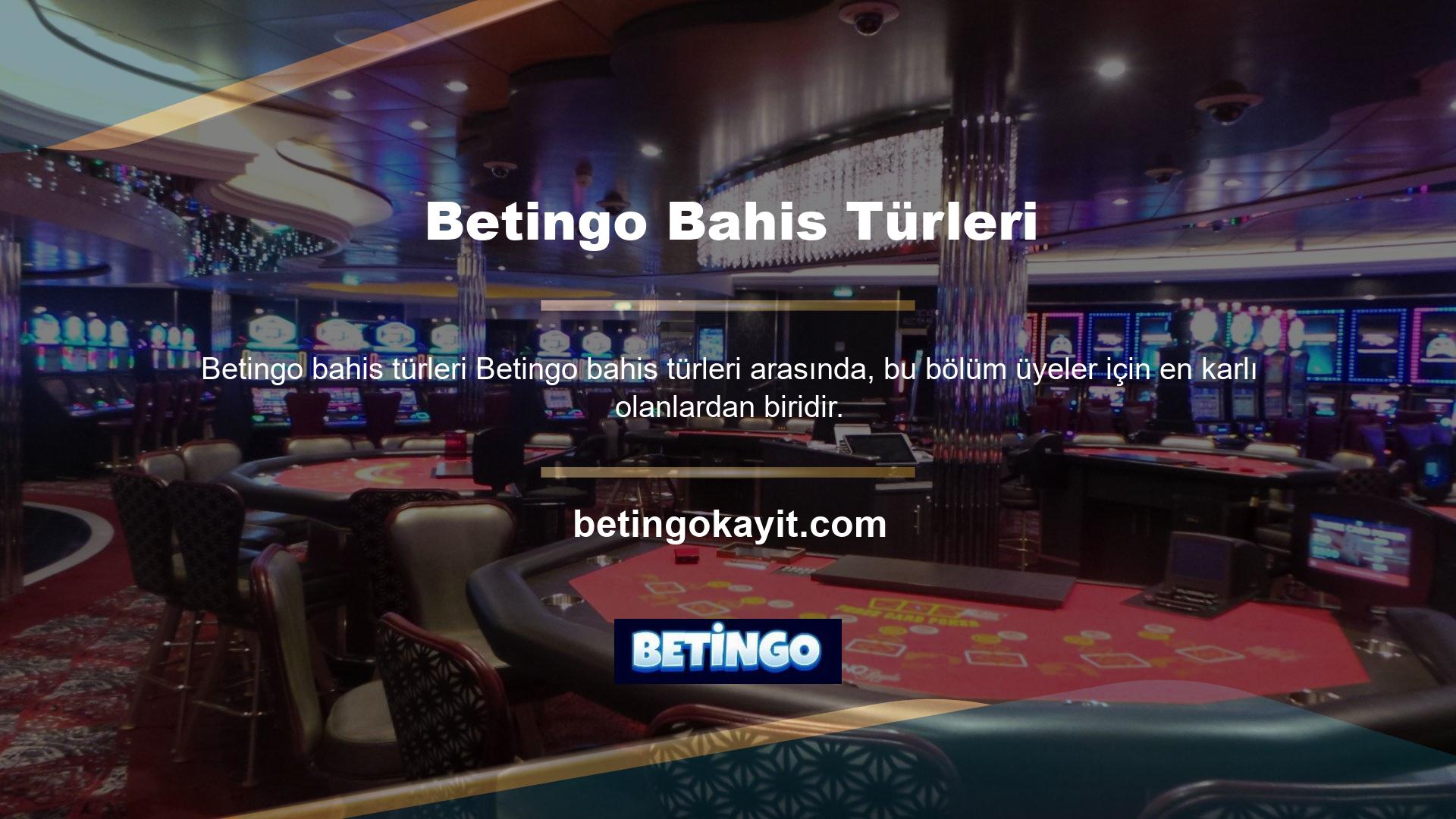 Betingo bahis türleri, Canlı bahis sitesi, farklı sporların birbirleriyle rekabet edebileceği yeni oranlar ve oyunlar içeriyor